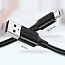 Кабель USB - MicroUSB для зарядки 0,25 м 2.4А Ugreen US289 (быстрая зарядка QC 3.0) черный
