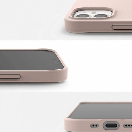 Чехол для iPhone 12 Mini гелевый ультратонкий Ringke Air S розовый