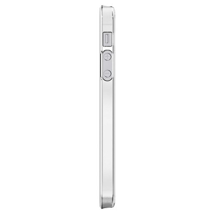 Чехол для iPhone 5, 5S, SE пластиковый тонкий Spigen SGP Thin Fit прозрачный