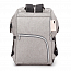 Рюкзак (сумка) Ankommling LD24 для мамы с отделением для бутылочек и USB-портом серый