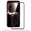 Защитное стекло для iPhone XR, 11 на весь экран противоударное Mocoll Black Diamond 3D черное