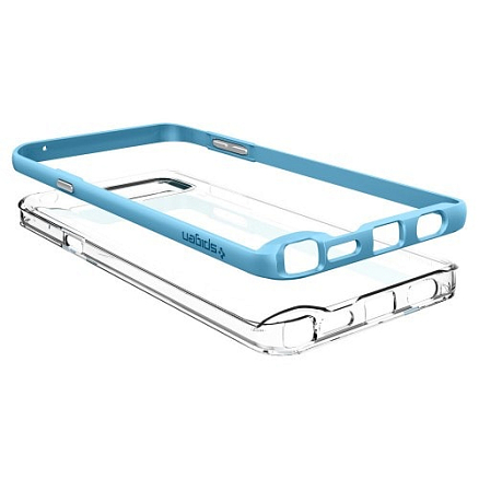 Чехол для Samsung Galaxy Note 5 гибридный Spigen SGP Neo Hybrid Crystal прозрачно-голубой