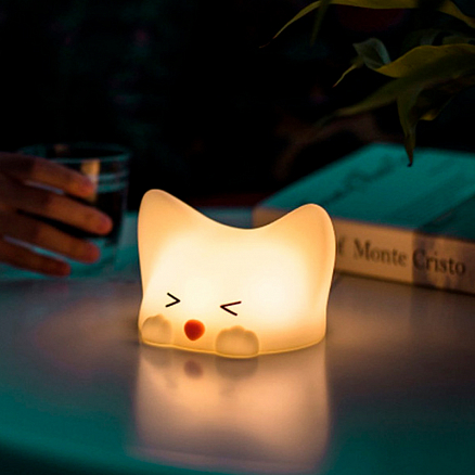 Светильник-ночник настольный беспроводной Nova Kitty