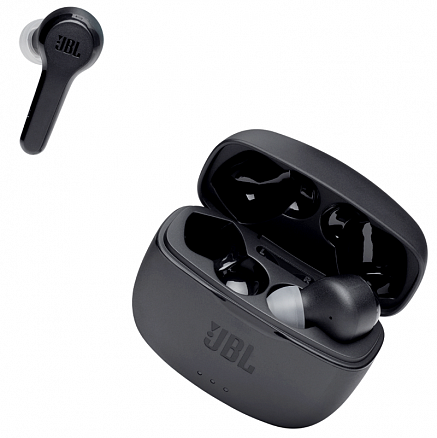 Наушники беспроводные Bluetooth JBL Tune 215 TWS вакуумные с микрофоном черные