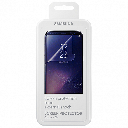 Пленка защитная на экран для Samsung Galaxy S8+ G955F оригинальная ET-FG955CTEG комплект 2 шт.