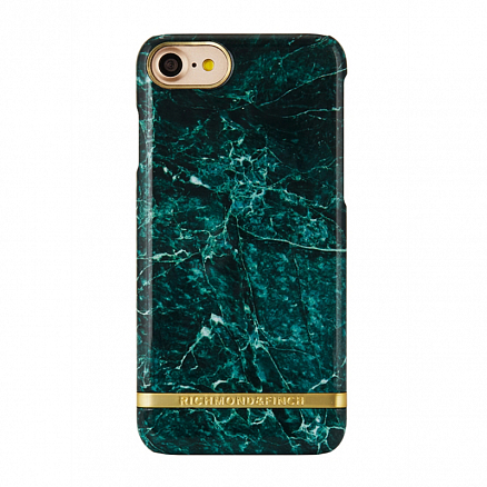 Чехол для iPhone 7, 8 премиум-класса Richmond & Finch Marble Glossy зеленый