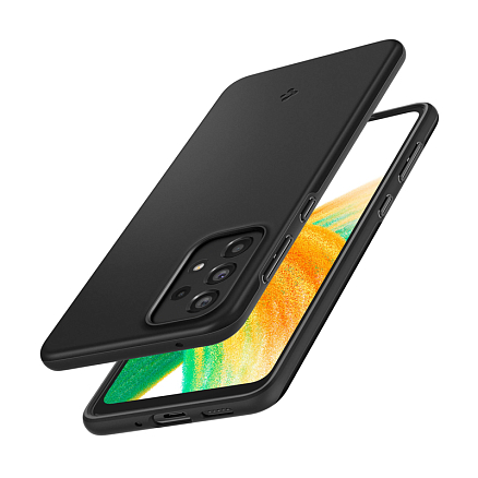 Чехол для Samsung Galaxy A33 5G пластиковый тонкий Spigen Thin Fit черный