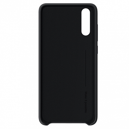 Чехол для Huawei P20 силиконовый оригинальный Silicone Case черный