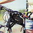 Велосумка на раму с держателем для телефона до 6.5 дюйма Wozinsky WBB2BK черная