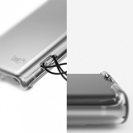Чехол для Samsung Galaxy Note 10+ гелевый ультратонкий Ringke Air прозрачный 