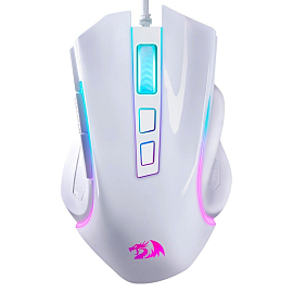 Мышь проводная USB оптическая Redragon Griffin с подсветкой 7 кнопок 7200 dpi игровая белая Мышь проводная USB оптическая Redragon Griffin с подсветкой 7 кнопок 7200 dpi игровая белая