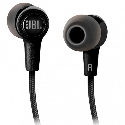 Наушники беспроводные Bluetooth JBL E25BT вакуумные с микрофоном и пультом черные