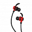Наушники Yison CX300 вакуумные с микрофоном для спорта черно-красные