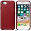 Чехол для iPhone 7, 8 из натуральной кожи оригинальный Apple MQHA2ZM красный