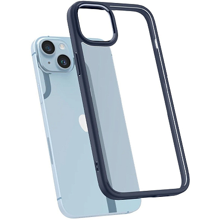 Чехол для iPhone 14 Plus гибридный Spigen Ultra Hybrid синий