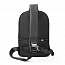 Рюкзак однолямочный Kingsons KS3192W с отделением для ноутбука до 13,3 дюйма и USB портом черный