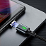 Кабель USB - Lightning для зарядки iPhone 1 м 3A магнитный Elough (быстрая зарядка) черный