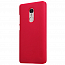 Чехол для Xiaomi Redmi Note 4X пластиковый тонкий Nillkin Super Frosted красный