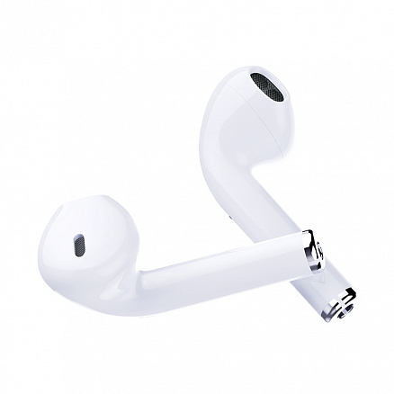 Наушники беспроводные Bluetooth WiWU Airbuds IV Pro вкладыши с микрофоном белые
