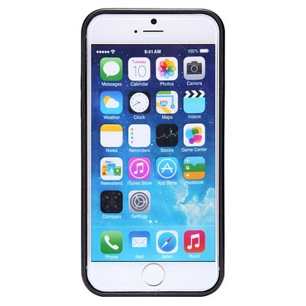 Чехол для iPhone 6, 6S кожаный - задняя крышка NillKin Victoria черный
