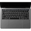 Накладка на клавиатуру защитная для Apple MacBook Pro 13 Touch Bar A1706, A1989, A2159, Pro 15 Touch Bar A1707, A1990 USA (русские буквы) черная