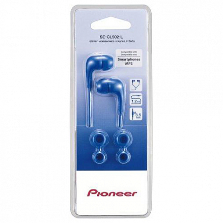 Наушники Pioneer SE-CL502 вакуумные синие