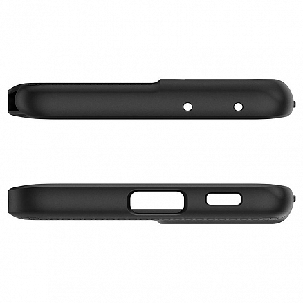 Чехол для Samsung Galaxy S21 Ultra гелевый Spigen SGP Liquid Air Pen матовый черный