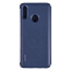 Чехол для Huawei Y7 2019 кожаный оригинальный Flip Cover синий