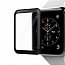 Защитное стекло на экран для Apple Watch 40 мм противоударное Vins Pro+ черное