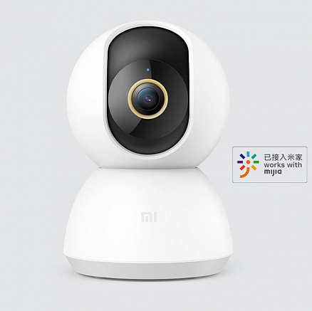 IP камера видеонаблюдения Xiaomi Mi Home Security 2K (BHR4457GL) 360° 1296p с панорамной съемкой белая