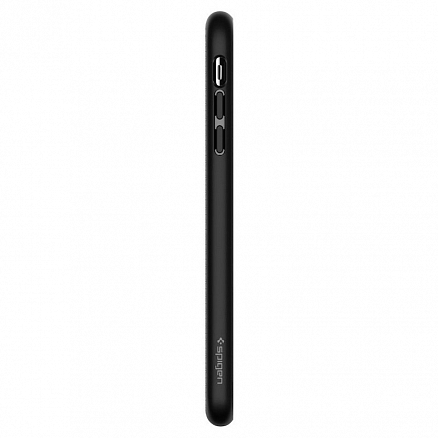 Чехол для iPhone XS Max гелевый Spigen SGP Liquid Air матовый черный