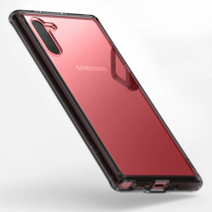 Чехол для Samsung Galaxy Note 10 гибридный Ringke Fusion прозрачно-черный