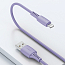 Кабель USB - Lightning для зарядки iPhone 1,2 м 2.4А Baseus Colourful фиолетовый
