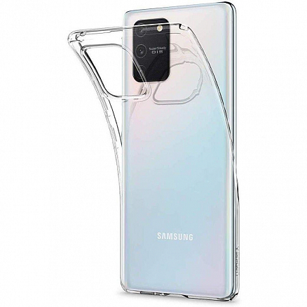 Чехол для Samsung Galaxy S10 Lite G770 гелевый ультратонкий Spigen SGP Liquid Crystal прозрачный