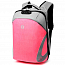 Рюкзак Ozuko 8999 с отделением для ноутбука до 15,6 дюймов и USB портом антивор серо-розовый