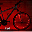 Подсветка для колес велосипеда светодиодная A01 красная