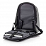 Рюкзак XD Design Bobby Hero Regular с отделением для ноутбука до 15,6 дюйма и USB портом антивор серый