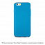 Чехол для iPhone 5, 5S, SE гелевый GreenGo Rubber голубой матовый