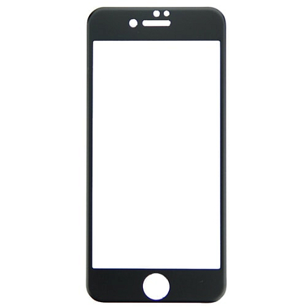 Защитное стекло для iPhone 7 Plus, 8 Plus на весь экран противоударное AMC 0.15 мм матово-черное