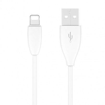 Кабель USB - Lightning для зарядки iPhone 1,2 м 2А Baseus Small Pretty белый