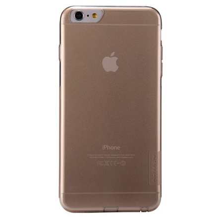 Чехол для iPhone 6 Plus, 6S Plus прозрачный мягкий Nature TPU Nillkin коричневый