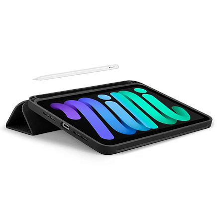 Чехол для iPad Mini 6 книжка Spigen Urban Fit черный