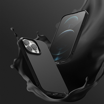 Чехол для iPhone 13 Pro Max гелевый ультратонкий Ringke Air S черный