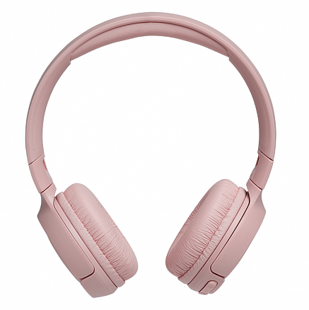 Наушники беспроводные Bluetooth JBL T560BT накладные с микрофоном складные розовые