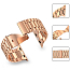Ремешок-браслет для Apple Watch 4, 5, 6, 7, 8, SE, Ultra 42, 44, 45 и 49 мм металлический Tech-Protect Stainless розовое золото