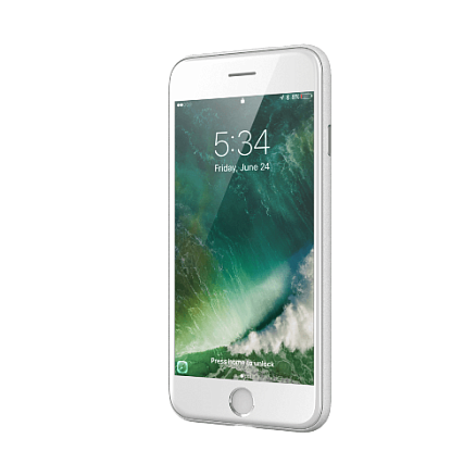 Чехол для iPhone 7, 8 ультратонкий SwitchEasy 0,35мм морозно-белый