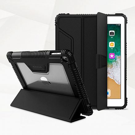 Чехол для iPad 2018, 2017 гибридный Nillkin Bumper черный