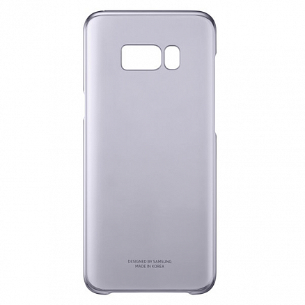 Чехол для Samsung Galaxy S8+ G955F оригинальный Clear Cover EF-QG955CVEG прозрачно-фиолетовый