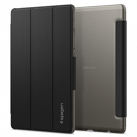 Чехол для Samsung Galaxy Tab A7 Lite 8.7 T220, T225 книжка Spigen Liquid Air Folio черный