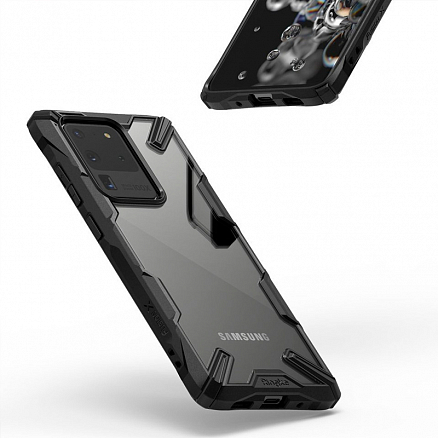 Чехол для Samsung Galaxy S20 Ultra гибридный Ringke Fusion X черный